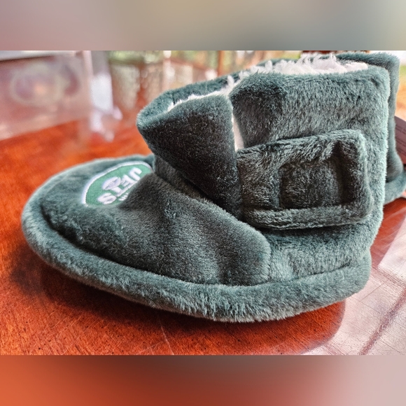 NWT NFL Jets FOCO Baby/Toddler Ankle Top Slippers - Picture 4 of 11